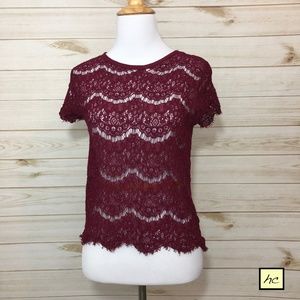 Sweet Claire Lace Blouse, Size M